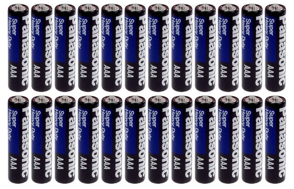 🌀 Pack of 24 Panasonic AAA Batteries Long-Lasting Power & Leak Resistant 🌀
