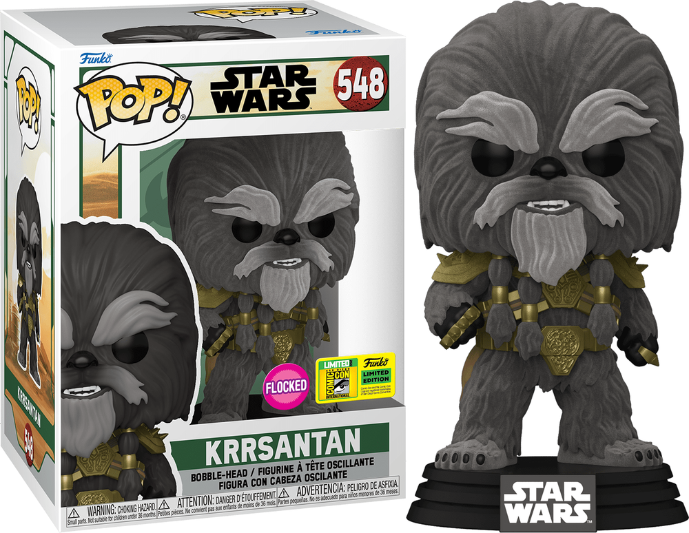 Funko POP! Star Wars - Krrsantan (Flocked)(2022 SDCC)(Damaged Box) #548