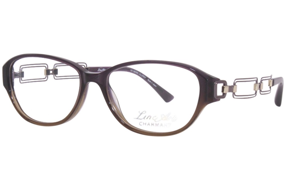 Charmant Line Art Women's Violet Eyeglasses XL2033 53mm Optical Frame