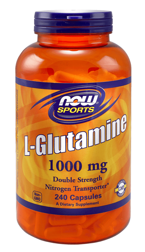 NOW Sports Nutrition, L-Glutamine, Double Strength 1000 mg, 240 Capsules