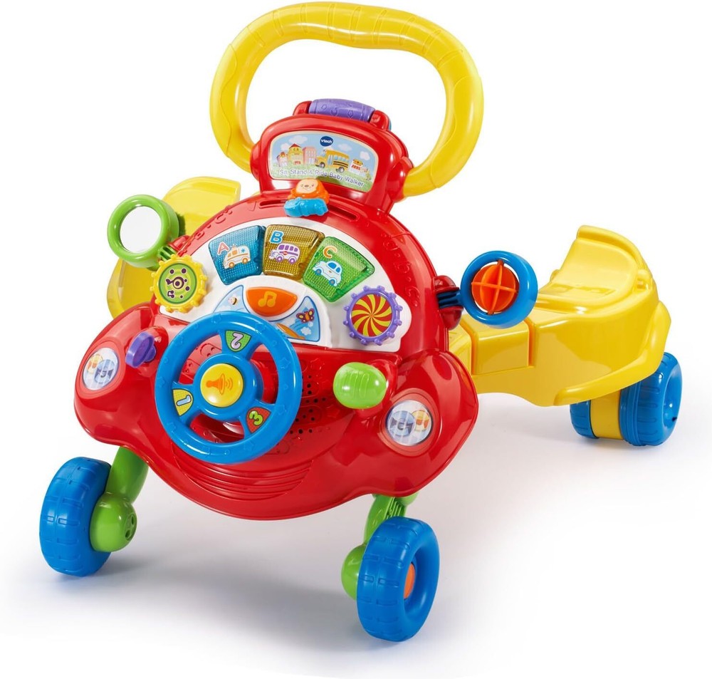 VTech Sit, Stand and Ride Baby Walker (Frustration Free Packaging) Multicolor