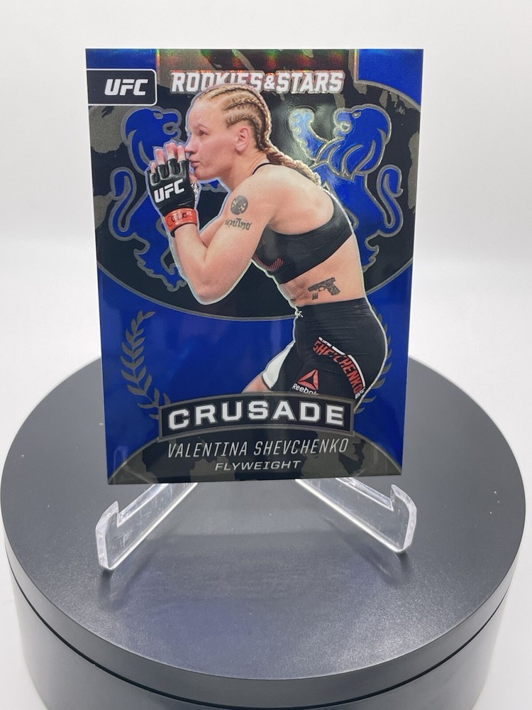 2021 Panini Chronicles UFC Crusade Blue /99 Valentina Shevchenko #239