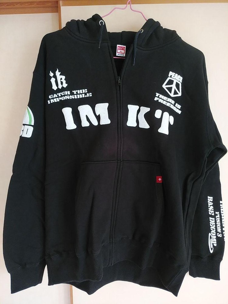 Fishing Lure Imakatsu Hoodie Black Size Xl