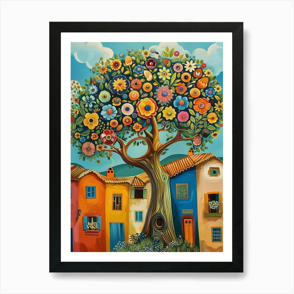 Tree Of Life 70 Art Print Framed Wall Art Poster Canvas Print Picture