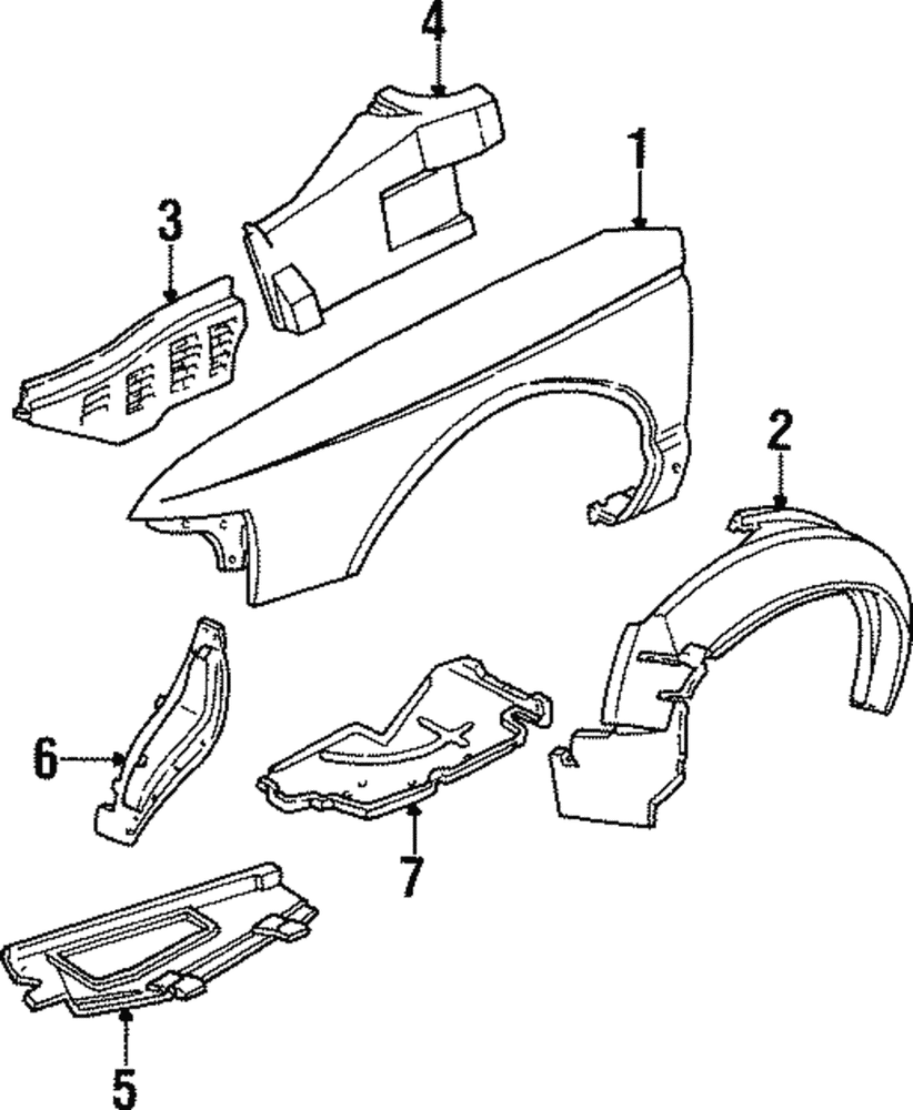 Genuine GM Liner Assembly-F/Fdr 10282243