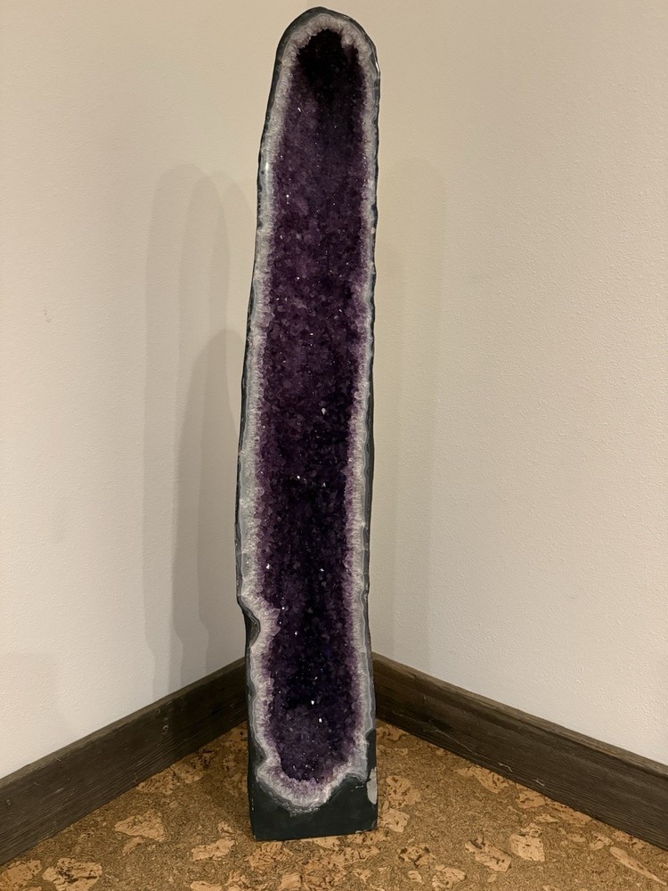 Stunning Statement Piece: Amethyst Cathedral Geode 51 65kgs Weight