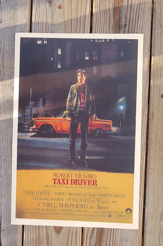 Taxi Driver Lobby Card Poster Robert Deniro Jodie Foster Martin Scorsese