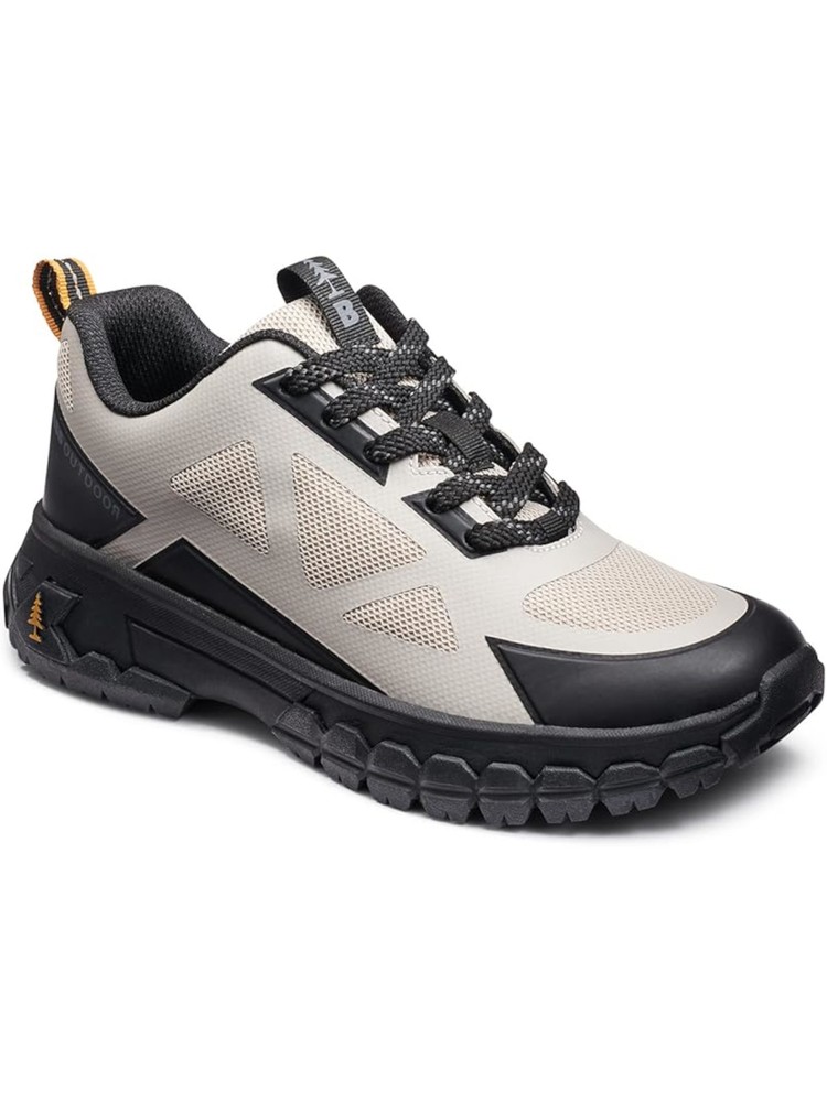 BASS OUTDOOR Mens Gray Dual Pull-Tabs Hiker Peak Seamless  Athletic Sneakers 7 M