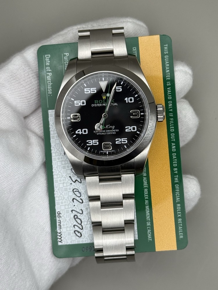Rolex Air-King 40mm Stainless Steel Black Dial Automatic Watch 116900 2020