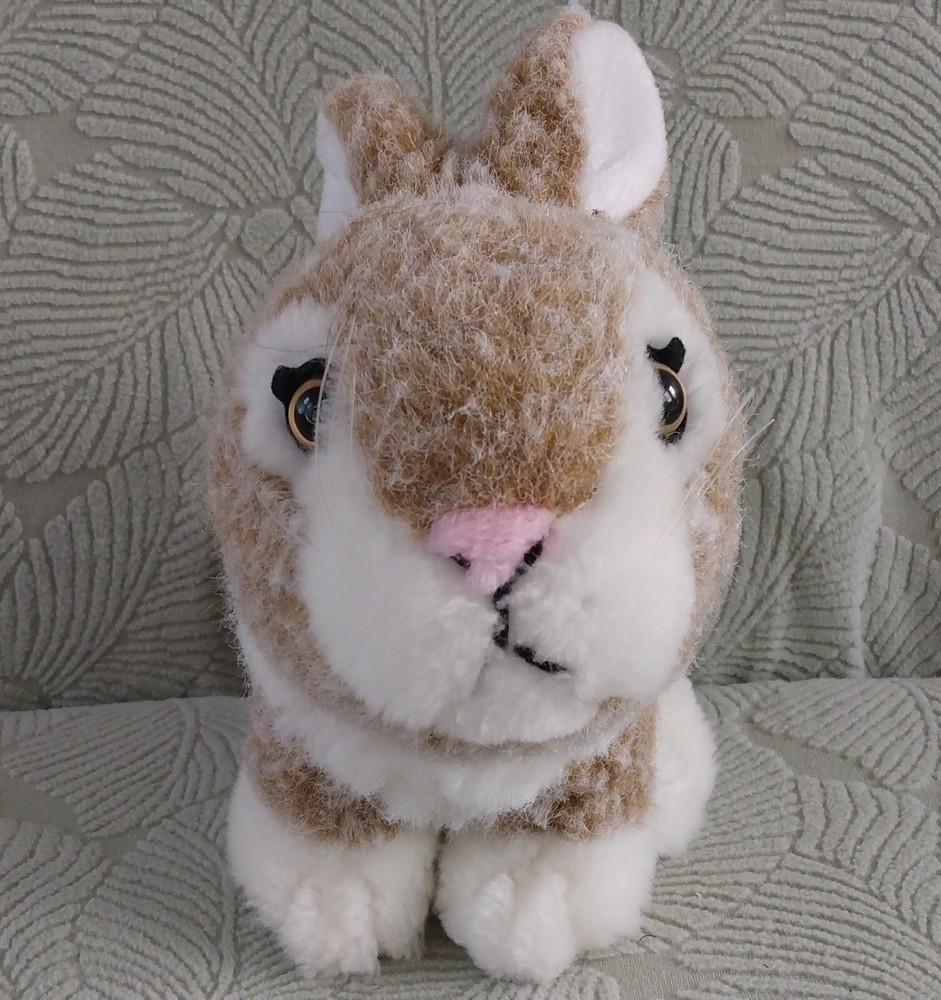 Seasonal Sensations Realistic Bunny Rabbit Plush Stuffed Animal Emrad Creations-image