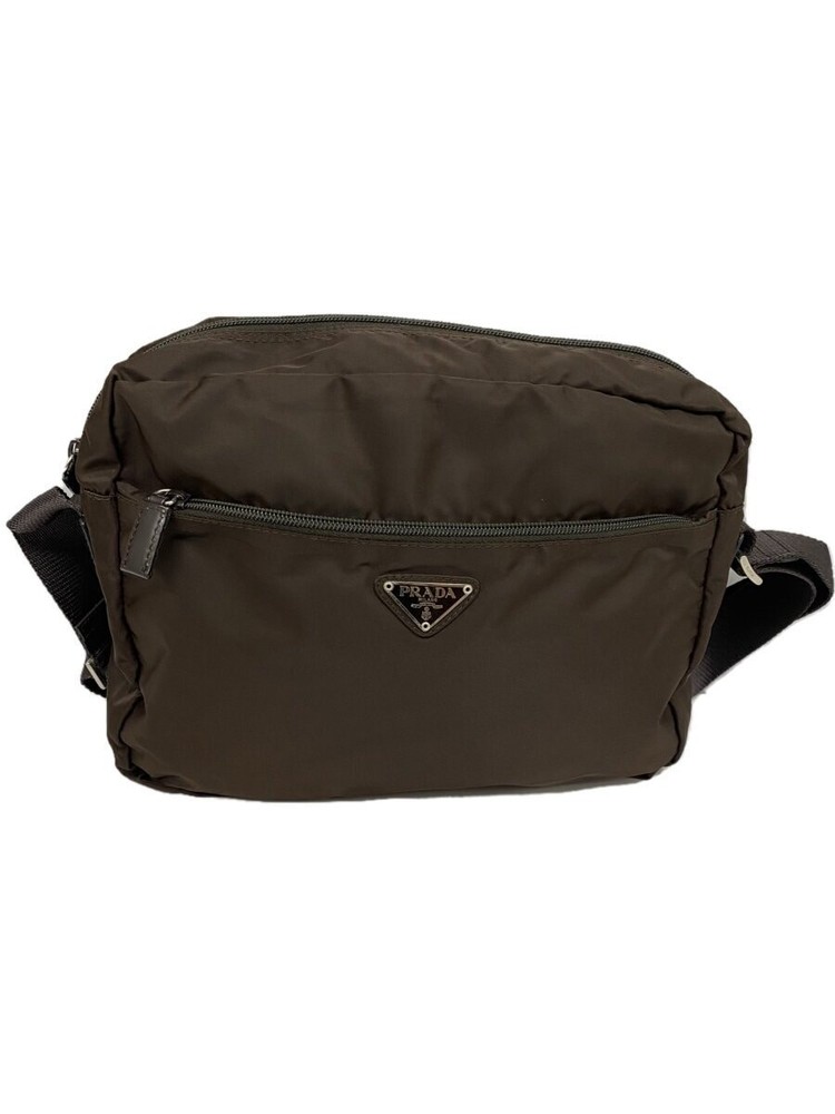 RARE PRADA Nylon Shoulder Bag BRW B8985