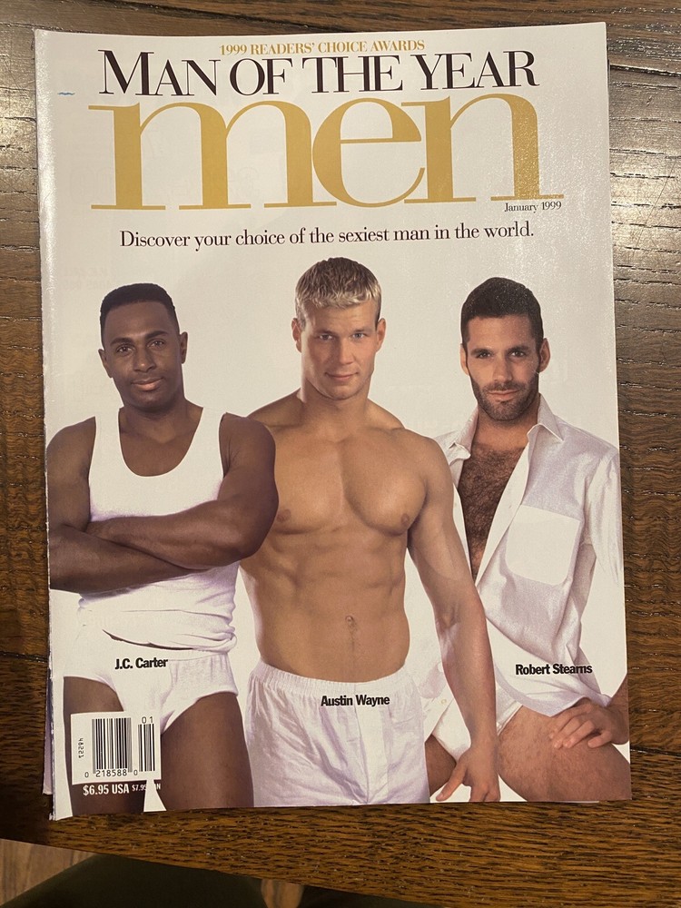 Advocate Men January 1999  Gay Magazine, Hunk Muscular Male Models, Collector's