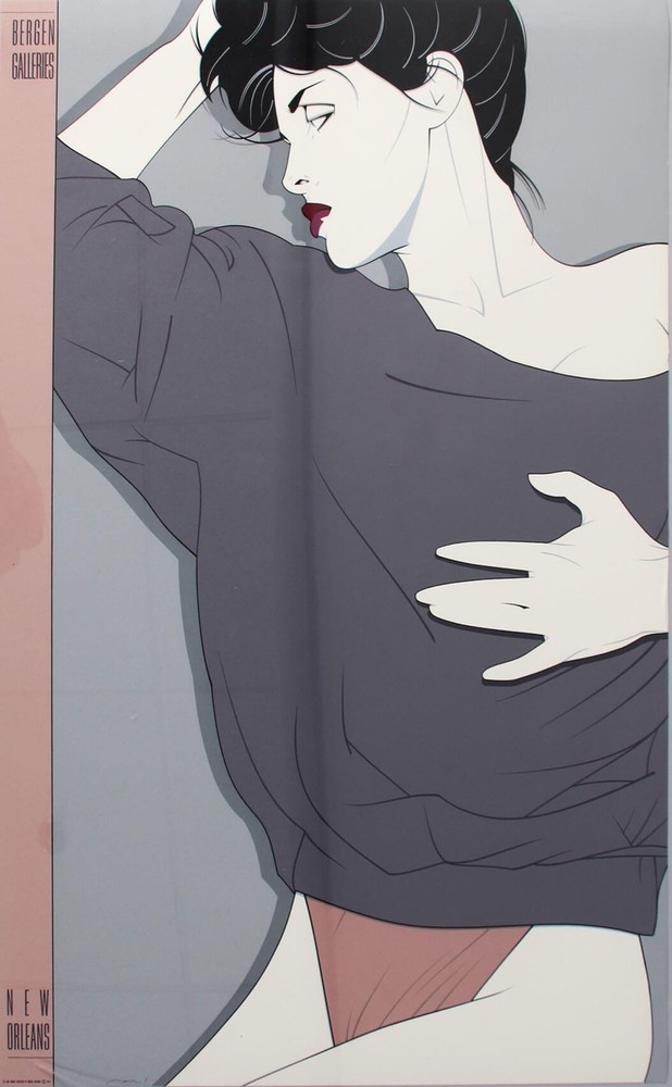 1987 Patrick Nagel Bergen Galleries Artwork Exhibition Posters Lot of 3