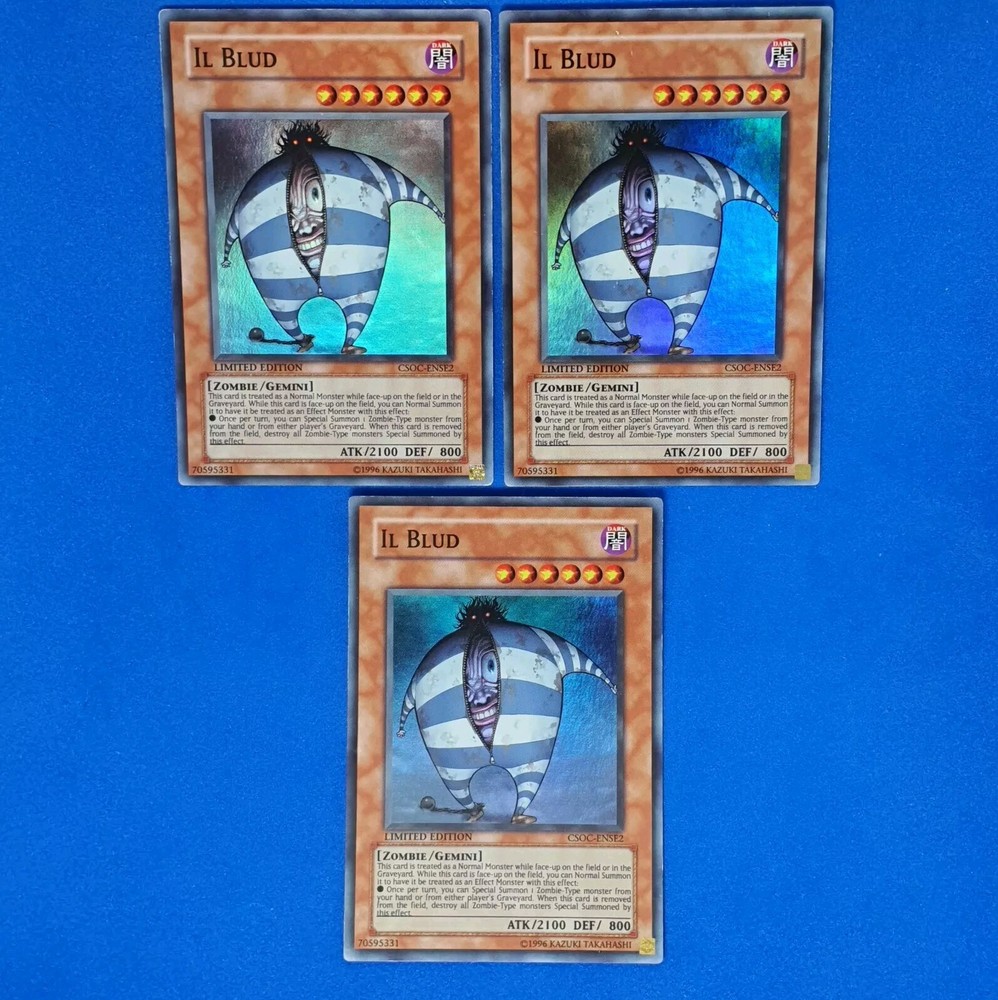 IL Blud Card ×3 CSOC-ENSE2 Super Rare Limited YGO Yu-Gi-Oh