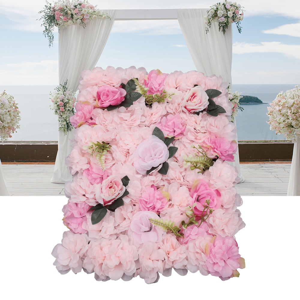 12pcs Wedding Venue Decorations Artificial Flower Wall Stage Background Decor