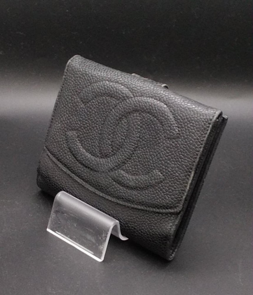 Chanel Double Hook Wallet A01427 in Classic Leather Design
