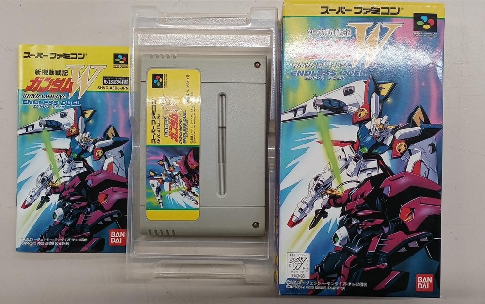 Bandai SHVC-P-AEDJ (JPN) New Mobile Report Gundam W Endless Duel