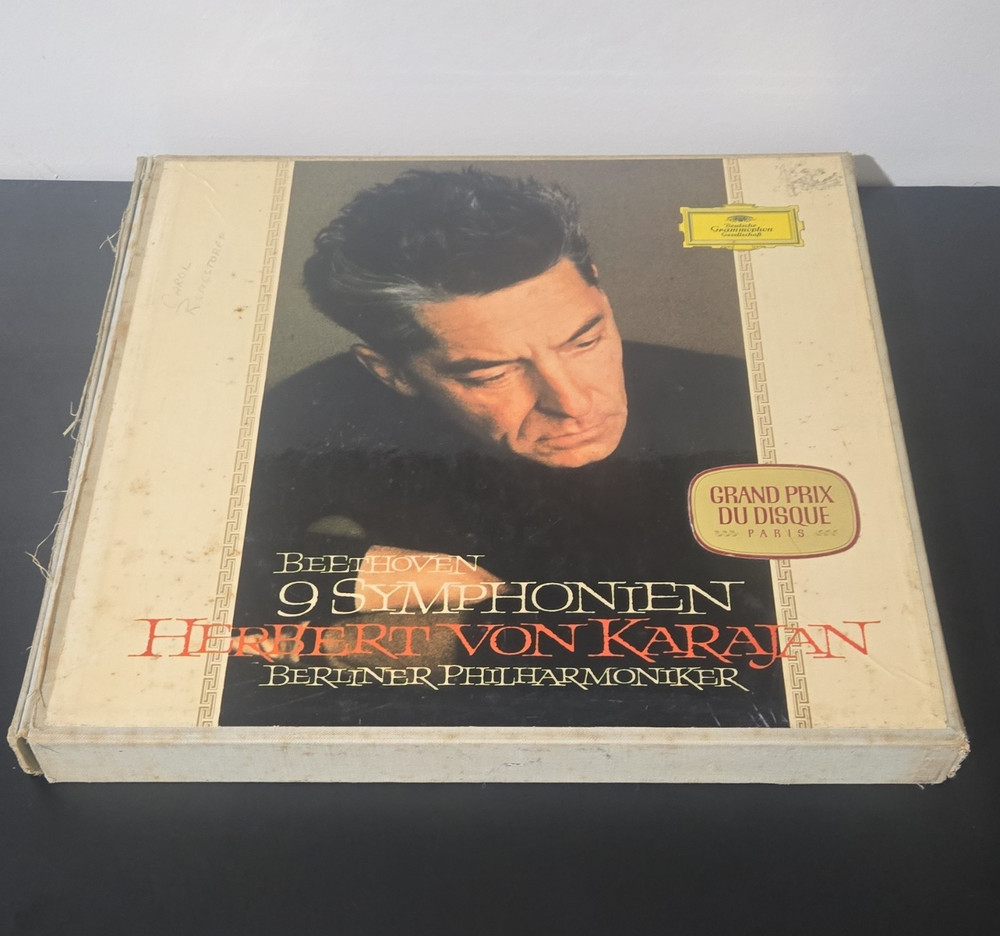 Deutsche Grammophon Beethoven 9 Symphonien Vinyl 8LP Box Set Karajan Berlin 12