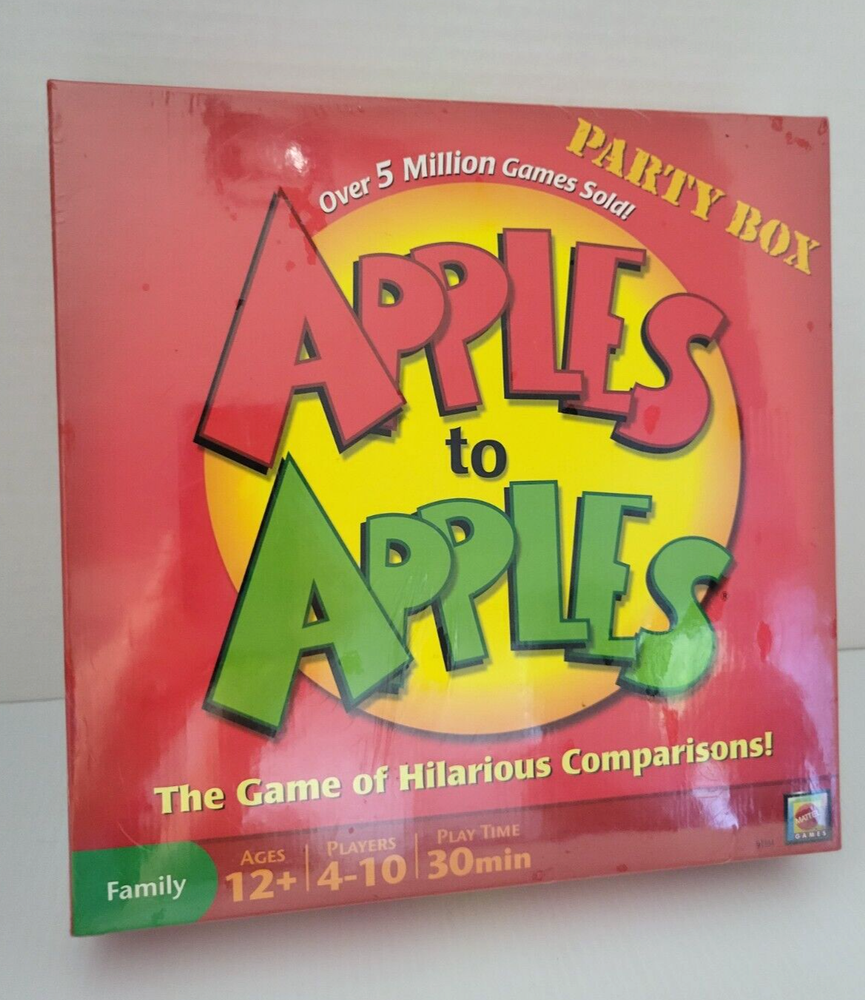 Apples to Apples Card Family Fun Game Party In A Box. Contents Inside Sealed.