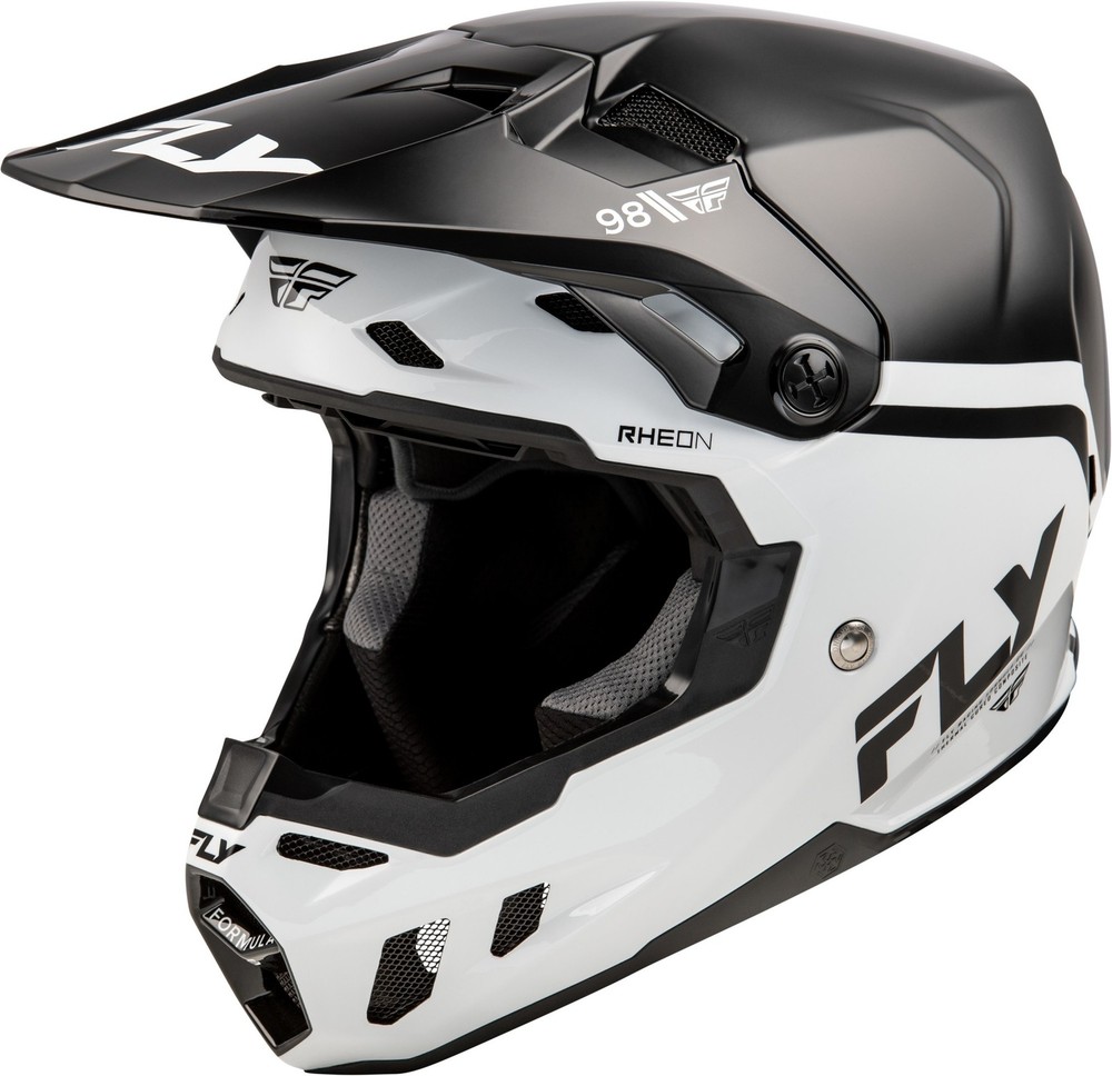 Fly Racing Formula CC Objective Helmet Black/White Medium 73-4349M