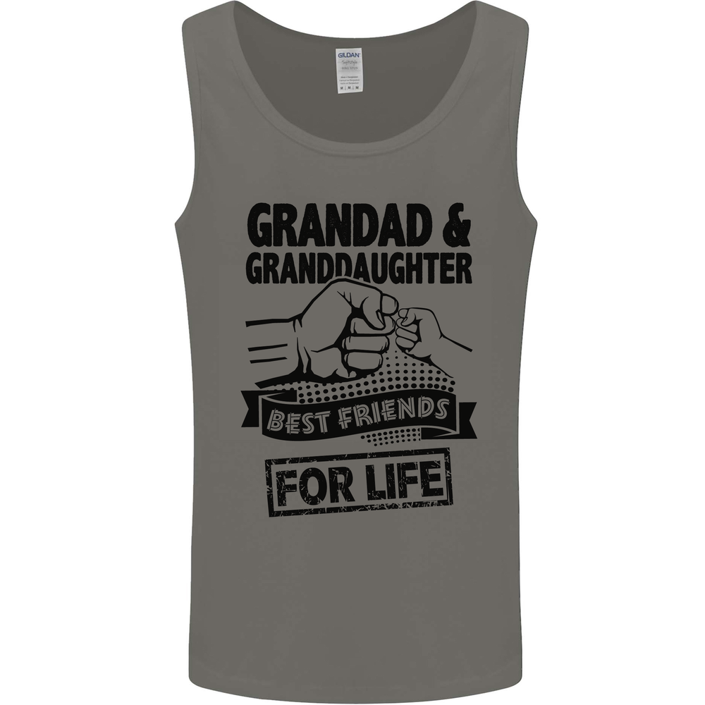 Grandad and Granddaughter Grandparents Day Mens Vest Tank Top