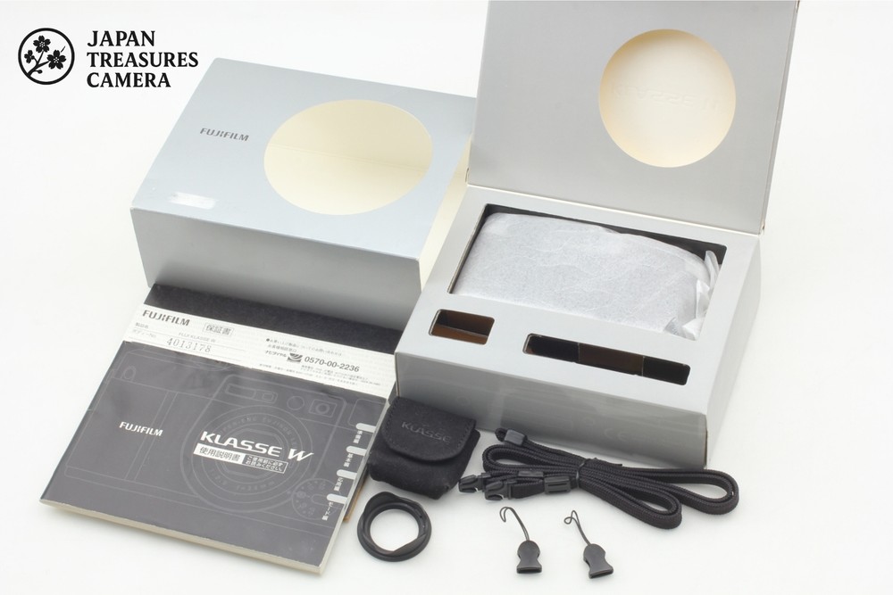Rare Unused Fujifilm KLASSE W Silver 35mm Film Camera in Box from Japan