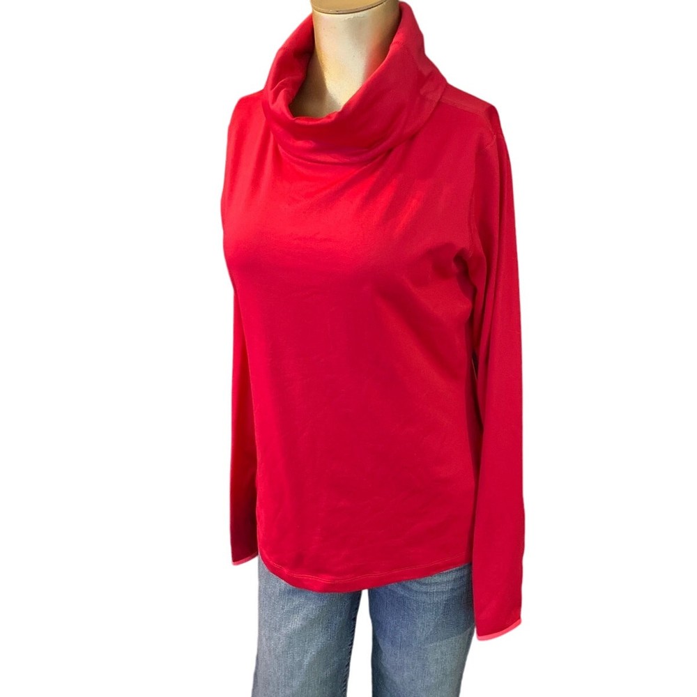 Nike PRO DRI-FIT Women Size Large Performance Long Sleeve Turtleneck Top