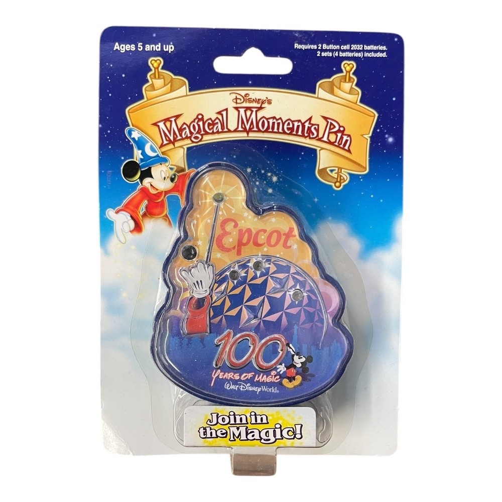 Walt Disney World 100 Years of Magic Epcot Collectible Pin