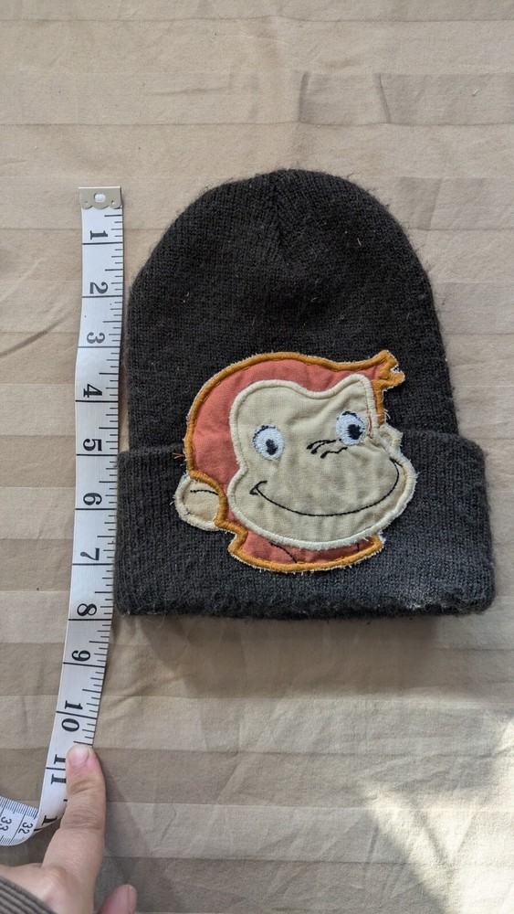 Curious George Brown Beanie Winter Hat for Toddlers