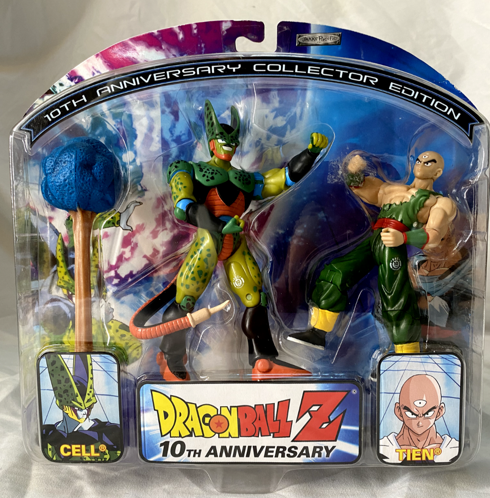 DBZ Jakks Pacific 10th Anniversary Cell Vs Tien