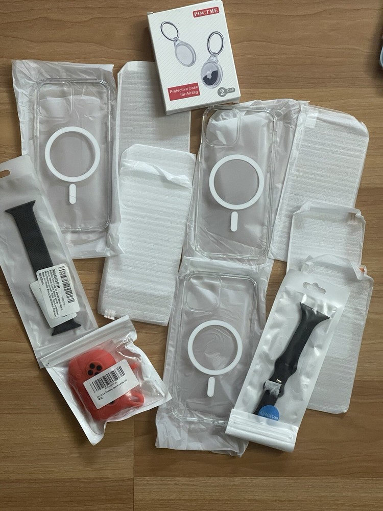 IPhone 12/12 Pro Case AirTag Screen Protector AirPods Pro Bundle Pack