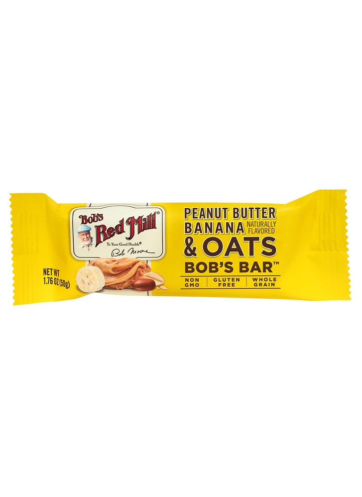 12pk Peanut Butter Banana & Oats Bar, 12 bars (Pack of 1) - Non GMO, Gluten F...