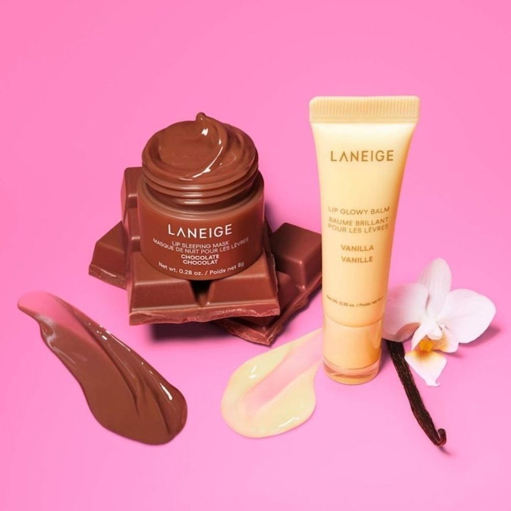 LANEIGE limited edition Chocolate and Vanilla Lip Care Duo