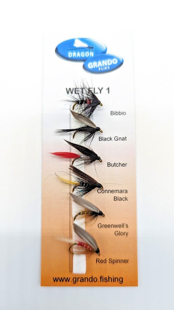 Dragon Wet Flies Trout Fishing Assortment Set 1 ZGDR079