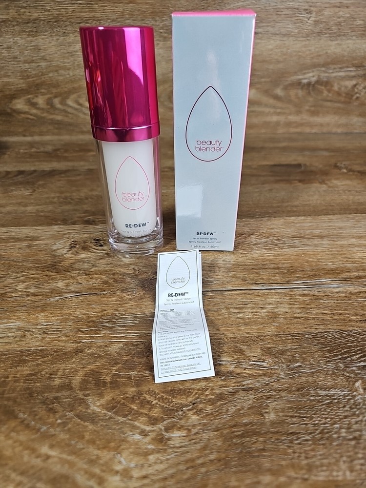 BEAUTY BLENDER Re-Dew Set & Refresh Setting Spray FULL SIZE 1.69oz 50mL ~ NEW