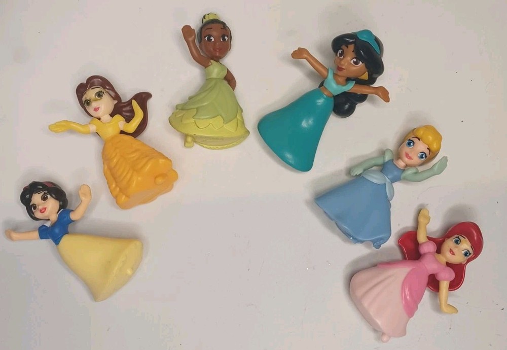 DISNEY Princesses MCDONALDS 2021 HAPPY MEAL TOYS Lot of 6 HTF!