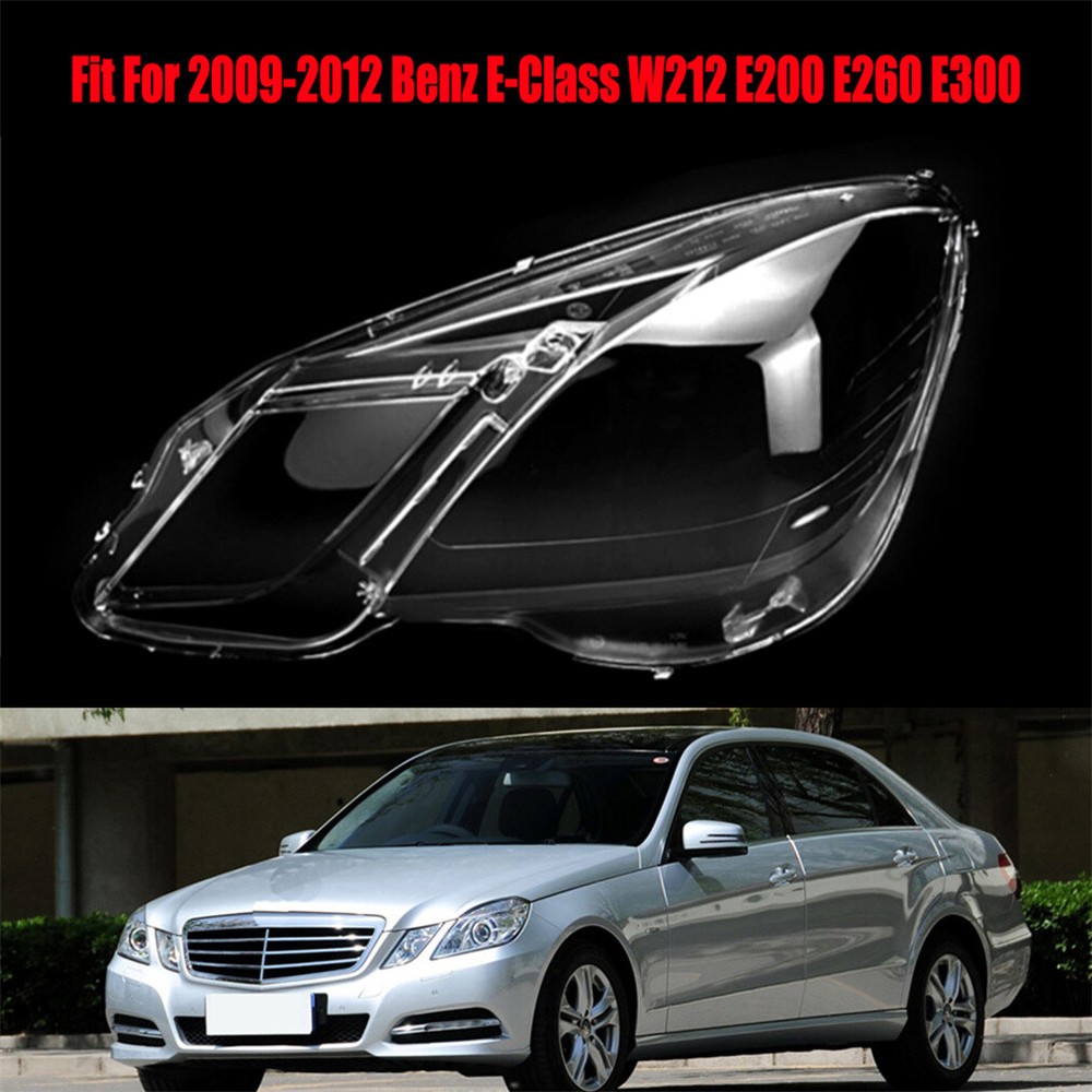 Left Side Headlight Headlamp Clear Lens Cover Fit For 2009-2012 Benz E-Class