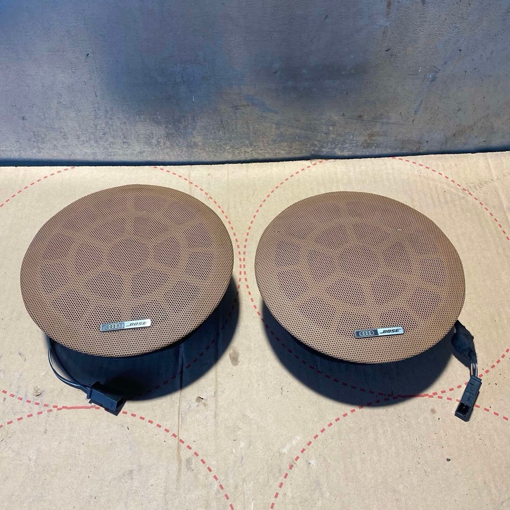 Audi A8 D2 Quattro Interior Rear Speaker Set Brown 4D0035402D BOSE
