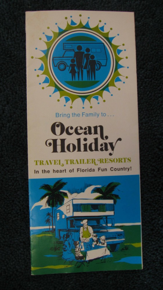 1970s Walt Disney World Ocean Holiday original brochure vintage collectible