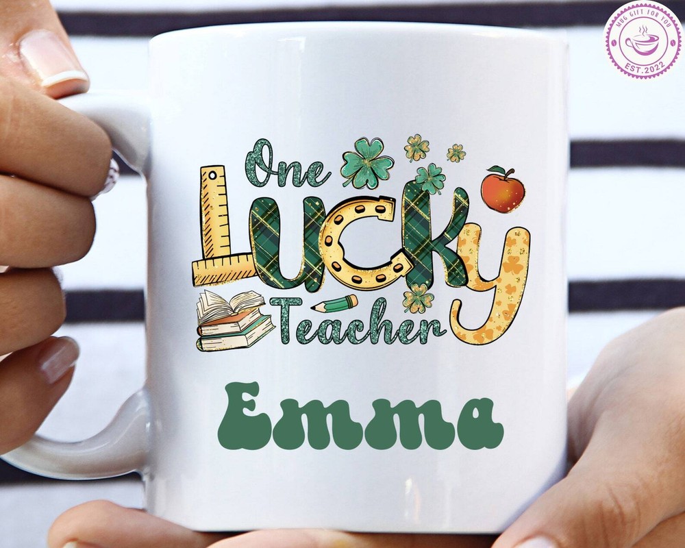 Personalized St Patricks Day Nurse Mug Irish Gifts Lucky St Patrick Shamrock Mug