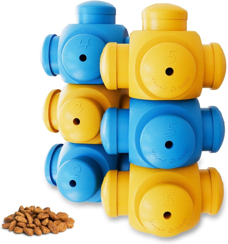 Engaging Dog Games with 6 Treat Dispensing Puzzle Toys - All Breeds Welcome