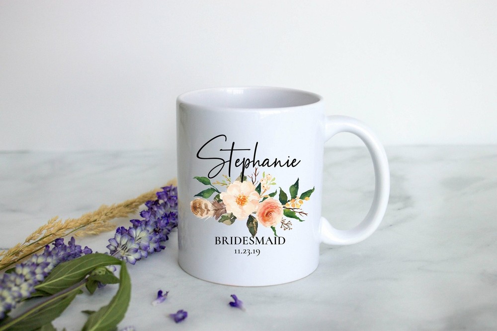 Bridesmaid Proposal Bridesmaid Mug Custom Personalized Mug Bridesmaid Gift