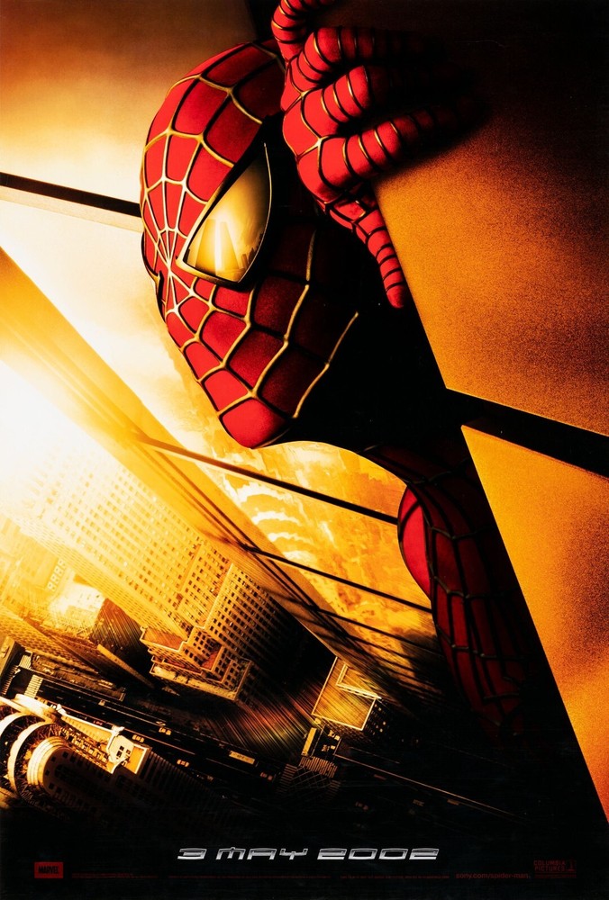 SPIDER-MAN 2002 US one sheet poster print 27x41