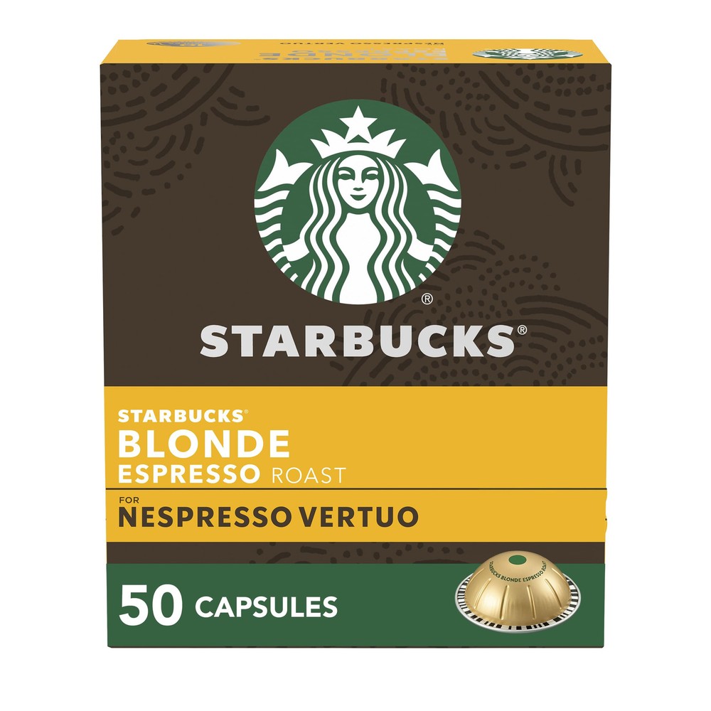 Vertuo Blonde Roast Espresso Pods 50-Count 1.35 oz Brews