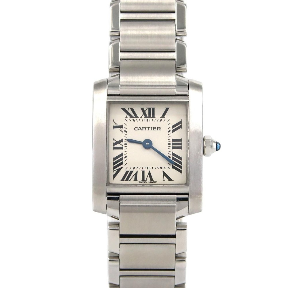 Cartier Tank Francaise SM W51008Q3 Stainless Steel Quartz Watch 2600073976578