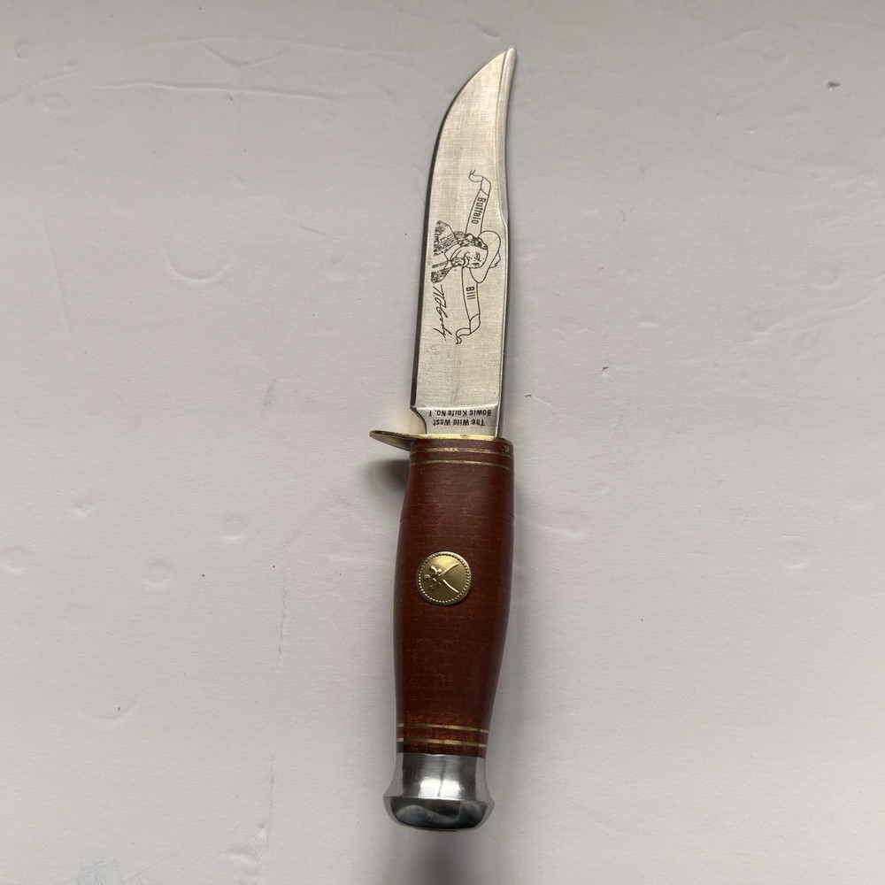 Falkner THE WILD WEST BOWIE KNIFE NO.1 COLLECTORS KNIVES Stainless Buffalo Bill