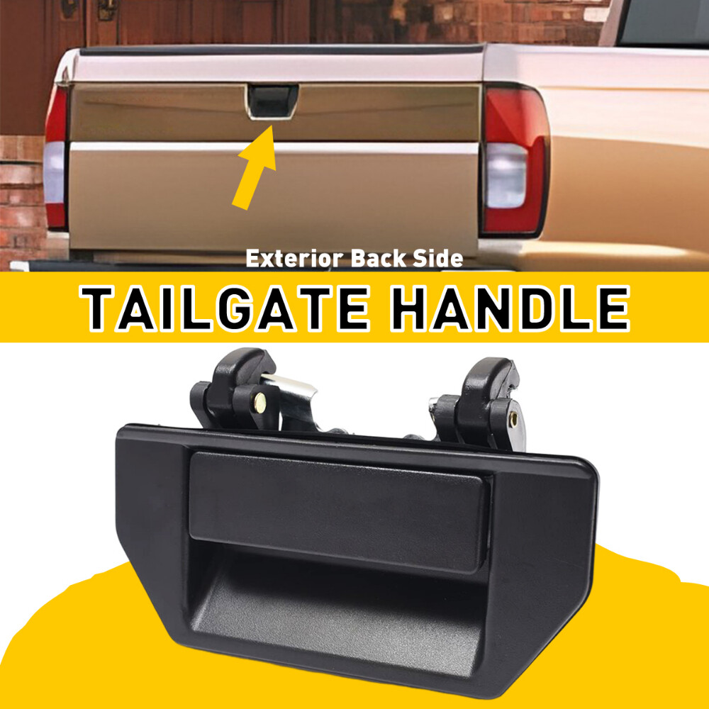 Black Tailgate Handle Latch Liftgate for Nissan Frontier D21 Pickup plastic