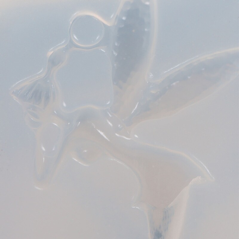 5pcs Christmas Silicone Resin Molds for Fairy Ornaments & Pendants  