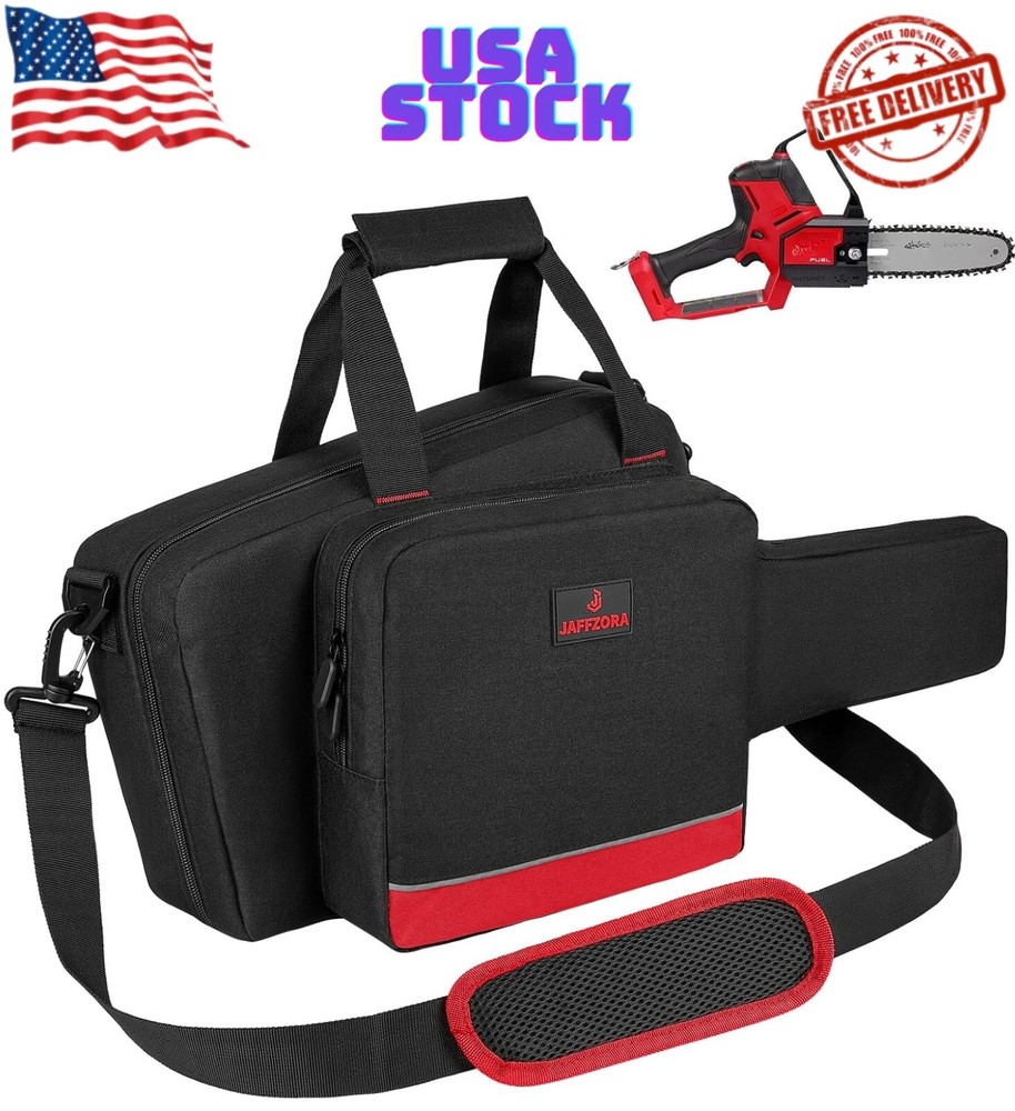 Waterproof Chainsaw Carrying Case Bag for Milwaukee M18 M12 and RYOBI Tools