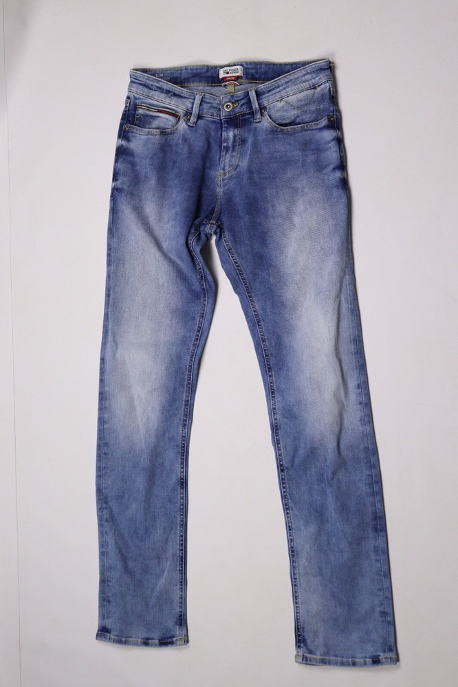 TOMMY HILFIGER Washed Denim Dinamic  Stretch Tapered Jeans W30 L32